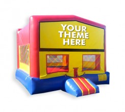 Custom Themed 2  in 1 Bounce House w/ hoop