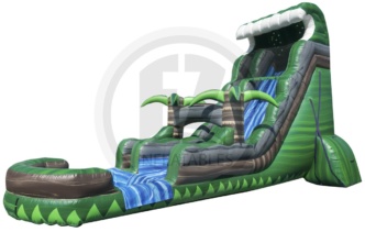 Emerald Crush Water Slide w/ Pool