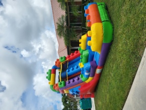 18ft Lego Blocks Water Slide