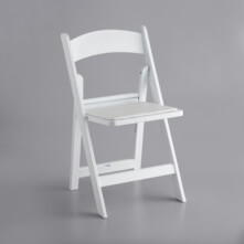 White Padded Chairs