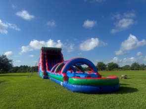 Triple Lindy Water Slide TL 27ft Tall
